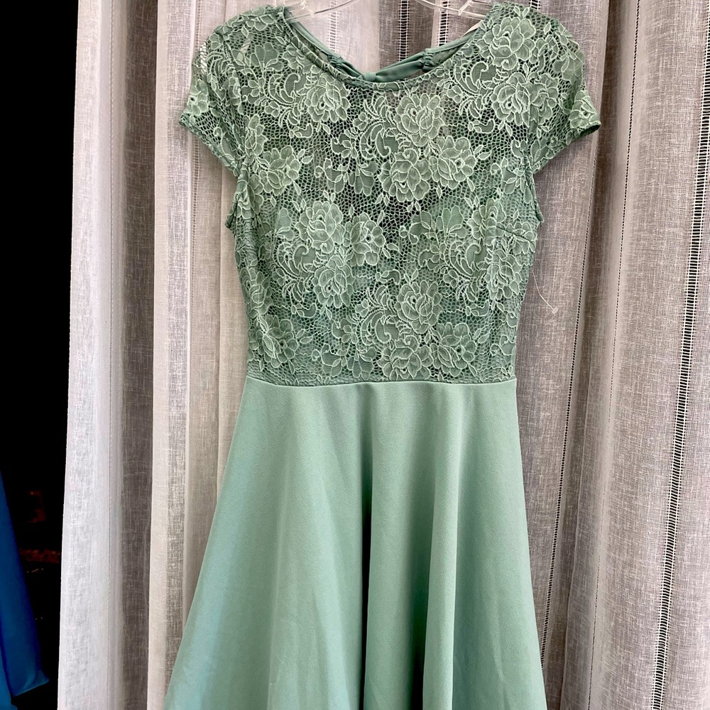 Mint green dress by B . Darlin size 5/6 short dress